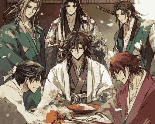 Hakuouki Anime Diamond Painting