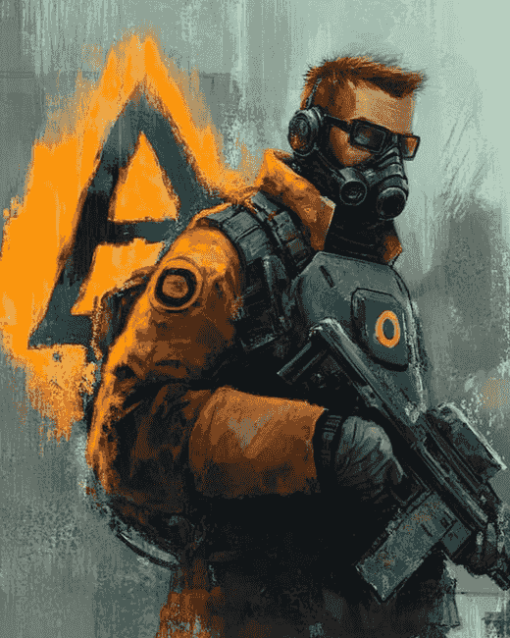 Half Life Video Game Diamond Painting