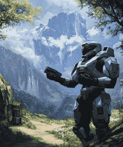 Halo Reach Video Game Diamond Painting