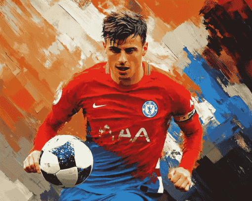 Handsome Mason Mount Soccer Star Diamond Painting