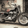 Harley 72 Motorcycle Diamond Painting