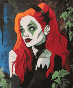 Harley Quinn and Poison Ivy Art Diamond Painting