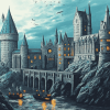 Harry Potter Castle Diamond Painting