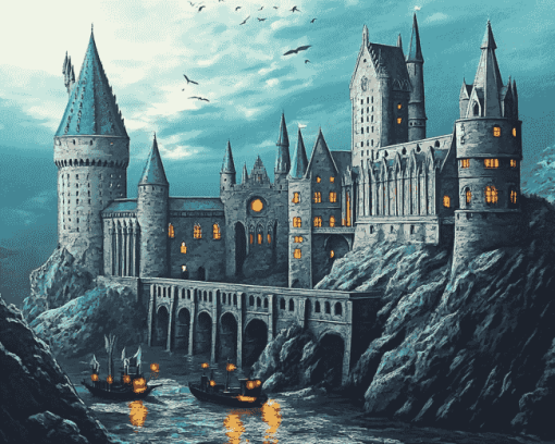 Harry Potter Castle Diamond Painting