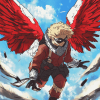 Hawks My Hero Academia Anime Diamond Painting