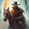 Headless Horseman Fantasy Diamond Painting