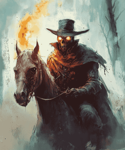 Headless Horseman Fantasy Diamond Painting