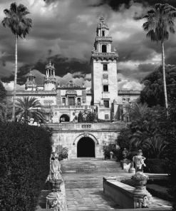 Hearst Castle Monochrome Diamond Painting