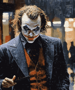 Heath Ledger Joker Movies Diamond Painting