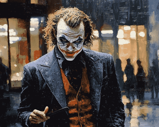 Heath Ledger Joker Movies Diamond Painting