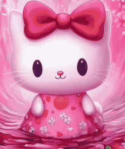 Hello Kitty Cartoon Diamond Painting