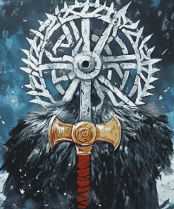 Helm Of Awe Icelandic Myth Diamond Painting