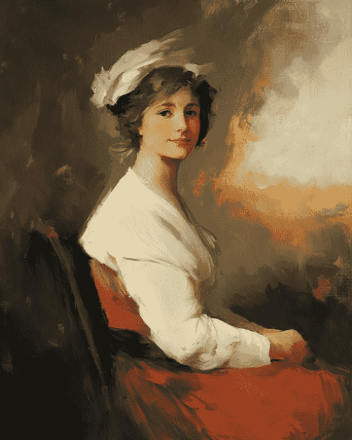 Henry Raeburn's Janet Law Vintage Diamond Painting