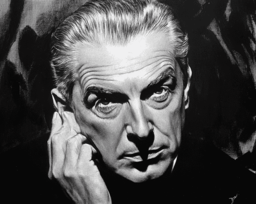 Herbert Von Karajan Monochrome Diamond Painting