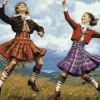 Highland Dance Moves Diamond Painting