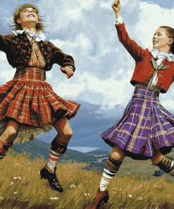 Highland Dance Moves Diamond Painting