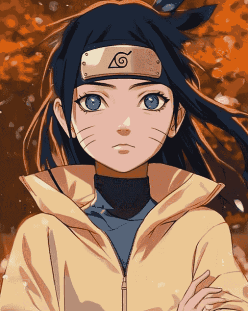 Himawari Uzumaki Anime Diamond Painting