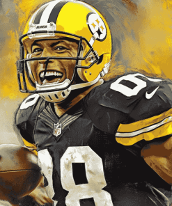 Hines Ward Famous Football Player Diamond Painting