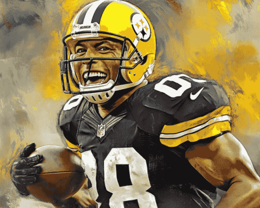 Hines Ward Famous Football Player Diamond Painting