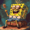 Hippie SpongeBob Cartoons Diamond Painting