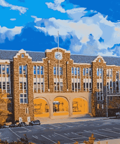 Historic Cameron Indoor Stadium Diamond Painting