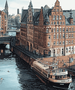 Historic Hamburg Scenes Diamond Painting