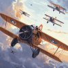 Historic Sopwith Triplanes Diamond Painting