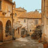 Historic Volterra Skylines Diamond Painting