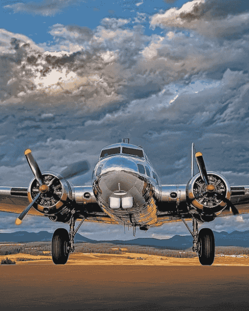 History of B17 Aircraft Diamond Painting