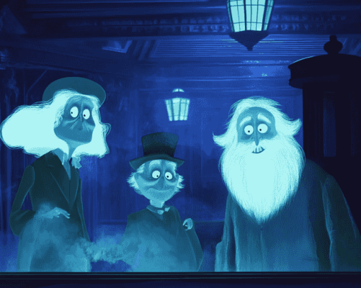 Hitchhiking Ghosts Animation Diamond Painting