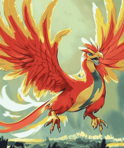 Ho Oh Legendary Pokemon Diamond Painting