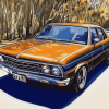 Holden HQ Kingswood Car Diamond Painting