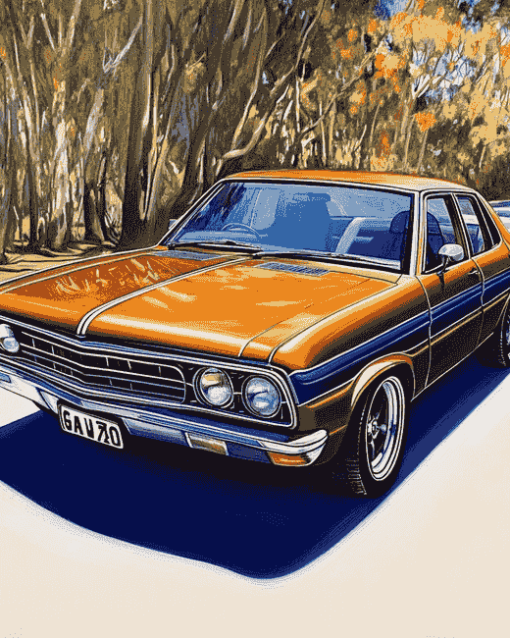 Holden HQ Kingswood Car Diamond Painting