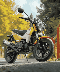 Honda Grom Riding Diamond Painting