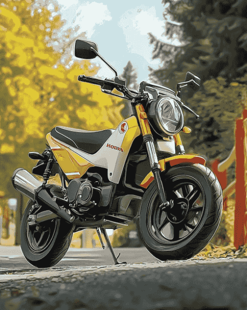 Honda Grom Riding Diamond Painting