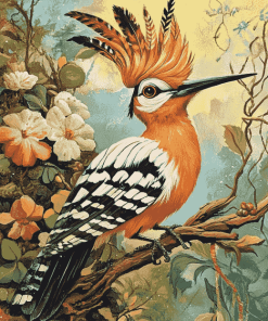 Hoopoe Bird Nature Diamond Painting