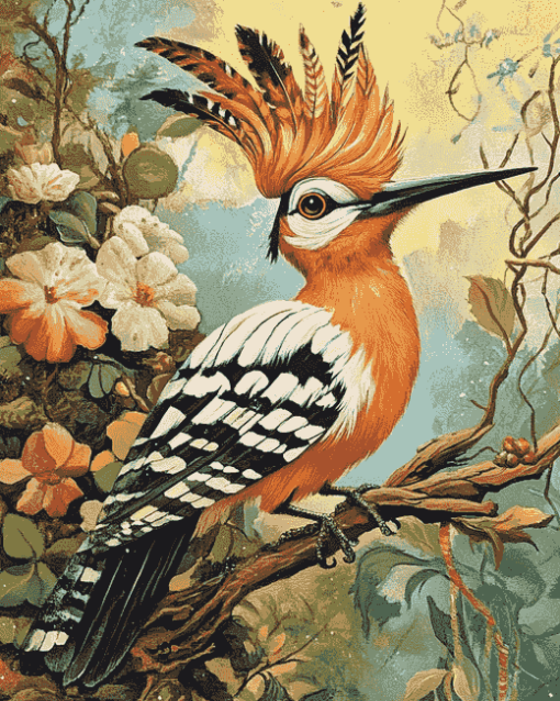 Hoopoe Bird Nature Diamond Painting