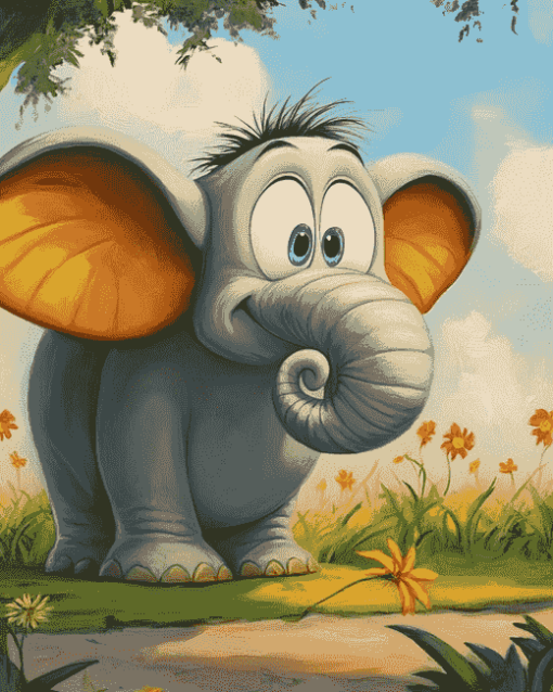 Horton Elephant Adventure Diamond Painting