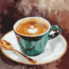 Hot Coffee Cup Diamond Painting