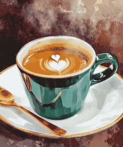 Hot Coffee Cup Diamond Painting