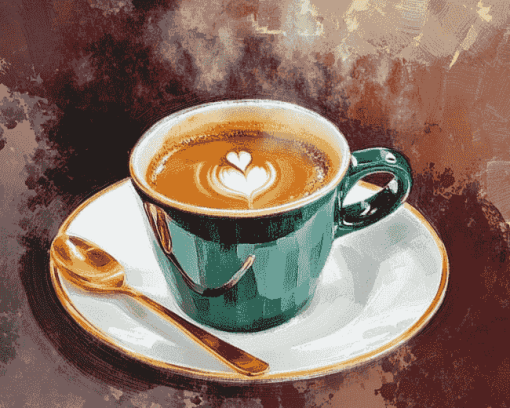 Hot Coffee Cup Diamond Painting