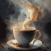 Hot Coffee Fantasy Diamond Painting