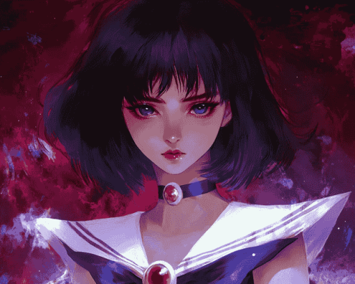 Hotaru Tomoe Anime Diamond Painting