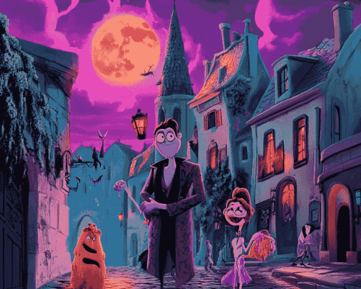 Hotel Transylvania Animation Diamond Painting