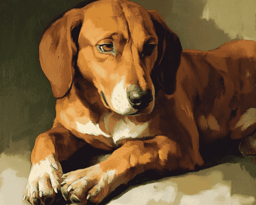 Hound Dog Diamond Painting