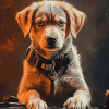 Hound Puppy Diamond Painting