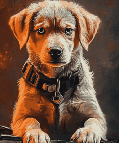 Hound Puppy Diamond Painting