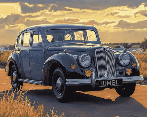 Humber Super Snipe Car Diamond Painting