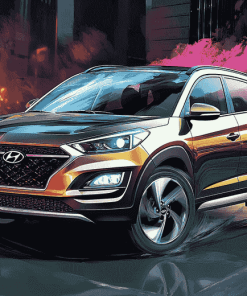 Hyundai Tucson Engines Diamond Painting