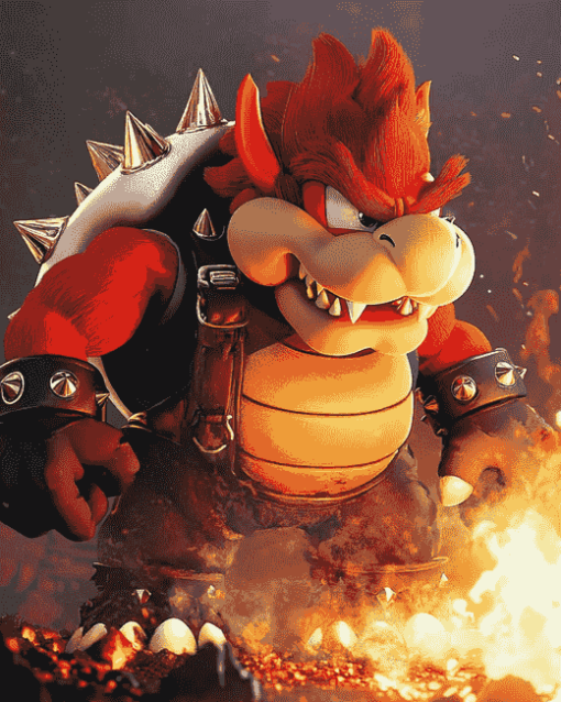 Iconic Bowser Mario Adventure Diamond Painting